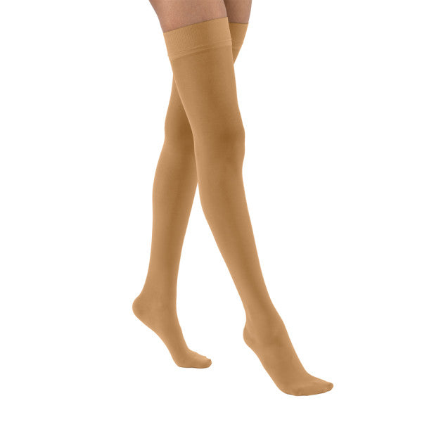 Load image into Gallery viewer, JOBST Women's UltraSheer Thigh High Dot Classic 20-30 mmHg Closed Toe
