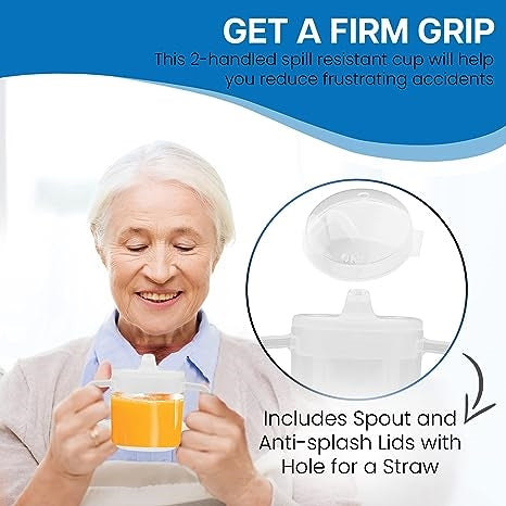 Load image into Gallery viewer, Providence Spillproof Compact 8 oz Adult Sippy Cup w/ 2 Handles