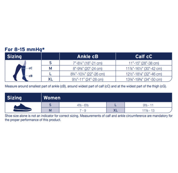 Load image into Gallery viewer, JOBST ACTIVA Sheer 8-15 mmHg Compression Socks Knee High, Closed Toe