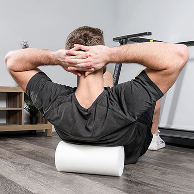 Load image into Gallery viewer, CanDo White PE Foam Roller