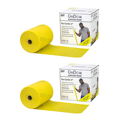 Load image into Gallery viewer, CanDo® Low Powder Exercise Band Rolls