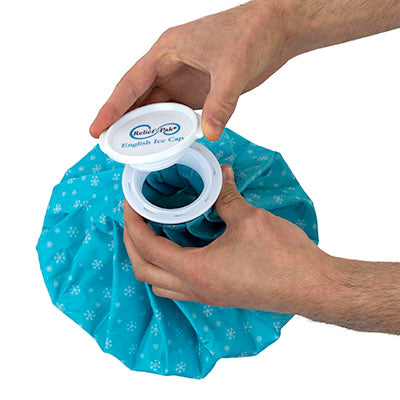 Load image into Gallery viewer, Relief Pak® English Ice Cap Ice Bag