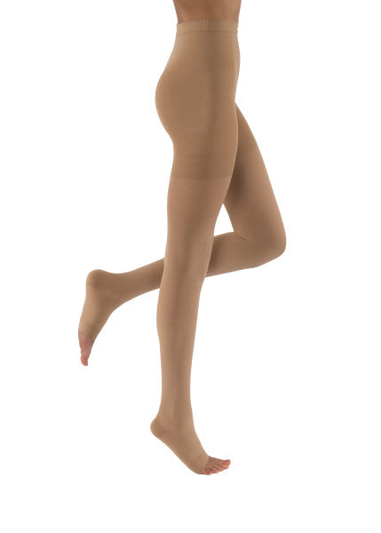 Load image into Gallery viewer, JOBST Relief Compression Waist High, 20-30 mmHg Open Toe, Beige