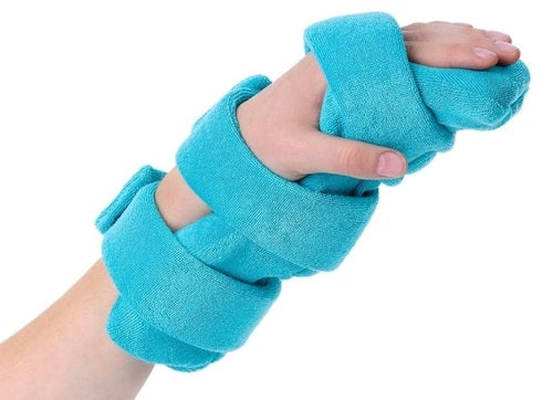 Load image into Gallery viewer, SALE! Comfyprene Wrist/Hand/Finger Orthosis. Purple / Pediatric Small - Closeout