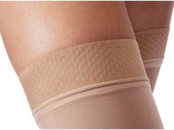 Load image into Gallery viewer, JOBST Relief Petite Silicone Compression Thigh High, 30-40 mmHg Open Toe