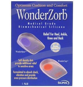 Load image into Gallery viewer, Silipos WonderZorb WonderCup Heel Cups, Red