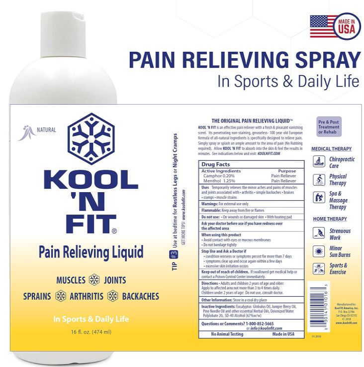 Load image into Gallery viewer, Kool 'N Fit Pain Relieving Spray