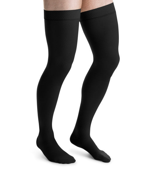 Load image into Gallery viewer, JOBST forMen Thigh High, 20-30 mmHg Closed Toe
