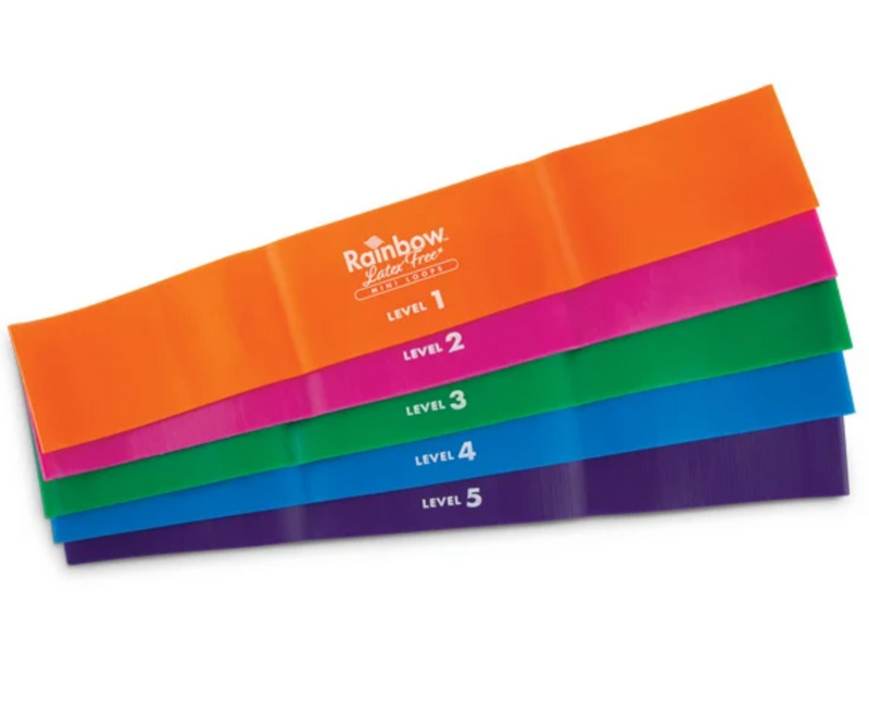 Load image into Gallery viewer, Rainbow™ Exercise Band Mini Loops, Latex Free, Each