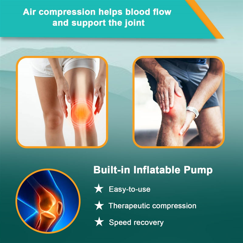 Load image into Gallery viewer, Inflatable Knee Brace with Built-in Pump
