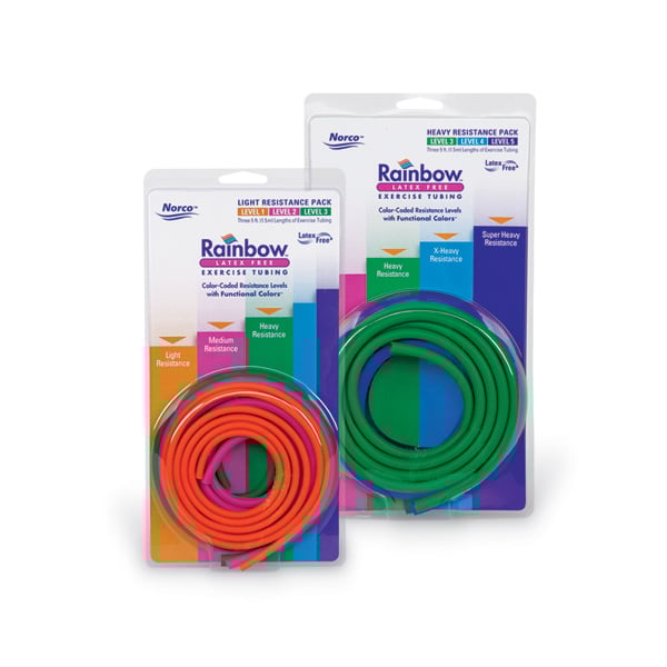 Load image into Gallery viewer, North Coast Medical Rainbow™ Latex-Free Exercise Tubing Multipacks