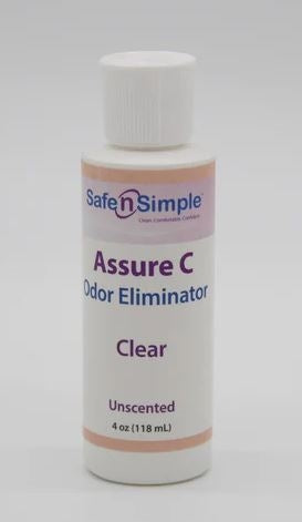 Load image into Gallery viewer, Safe n' Simple Assure C Odor Eliminator Clear Bottle