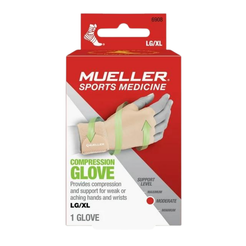 Load image into Gallery viewer, Mueller Compression & Support Glove, Single