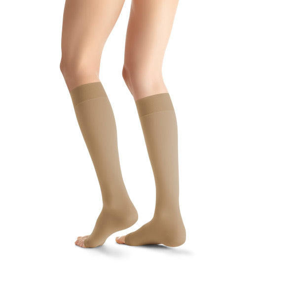 Load image into Gallery viewer, JOBST Women's Opaque Petite Knee High Knee High 30-40 mmHg Open Toe