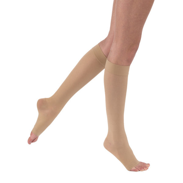 Load image into Gallery viewer, JOBST Women's Ultrasheer Knee High Classic 30-40 mmHg Open Toe