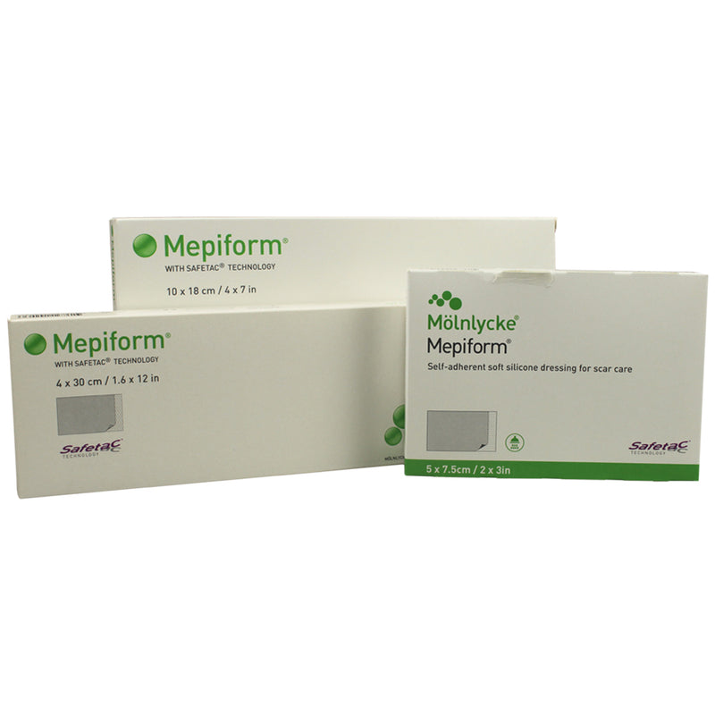 Load image into Gallery viewer, Mölnlycke Mepiform Safetac Self-Adherent Soft Silicone Dressing