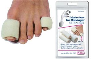 Load image into Gallery viewer, Pedifix Tubular-Foam Toe Bandages, Package of 3