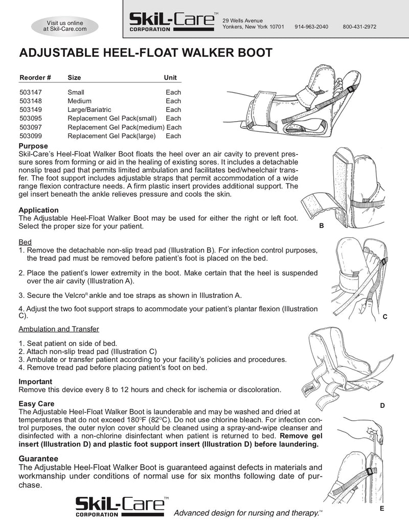 Load image into Gallery viewer, SkiL-Care Heel-Float Adjustable Walker Boot