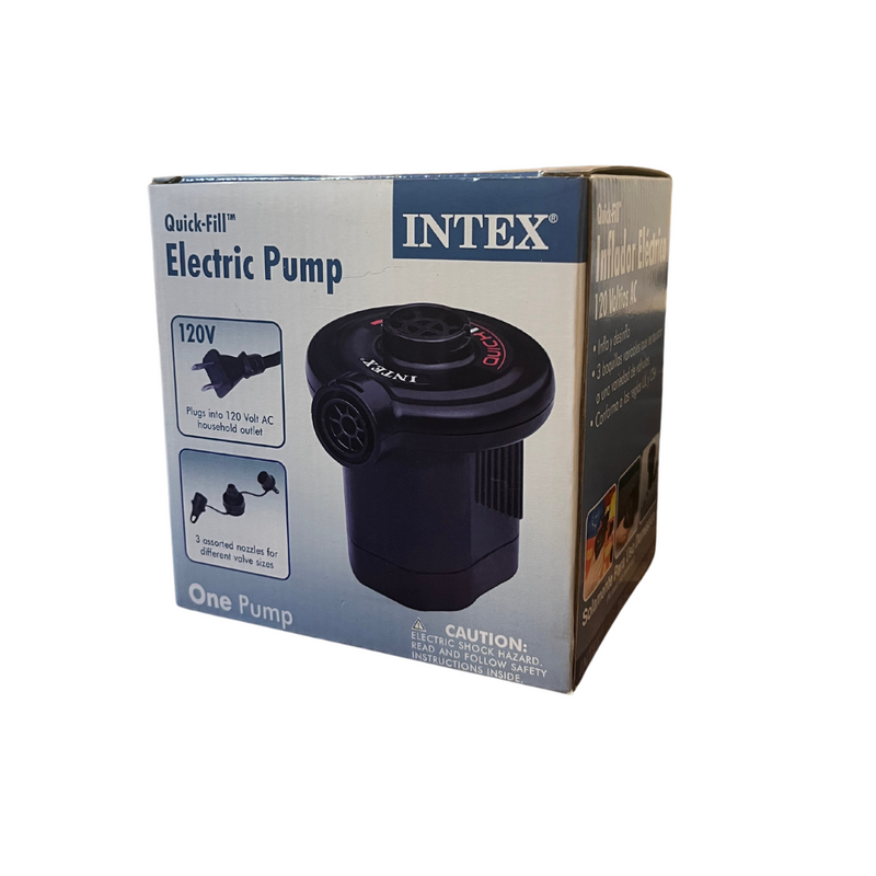 Load image into Gallery viewer, INTEX QuickFill Electric Air Pump: Inflates and Deflates Air Mattresses, Inflatable Kayaks, Boats, Toys