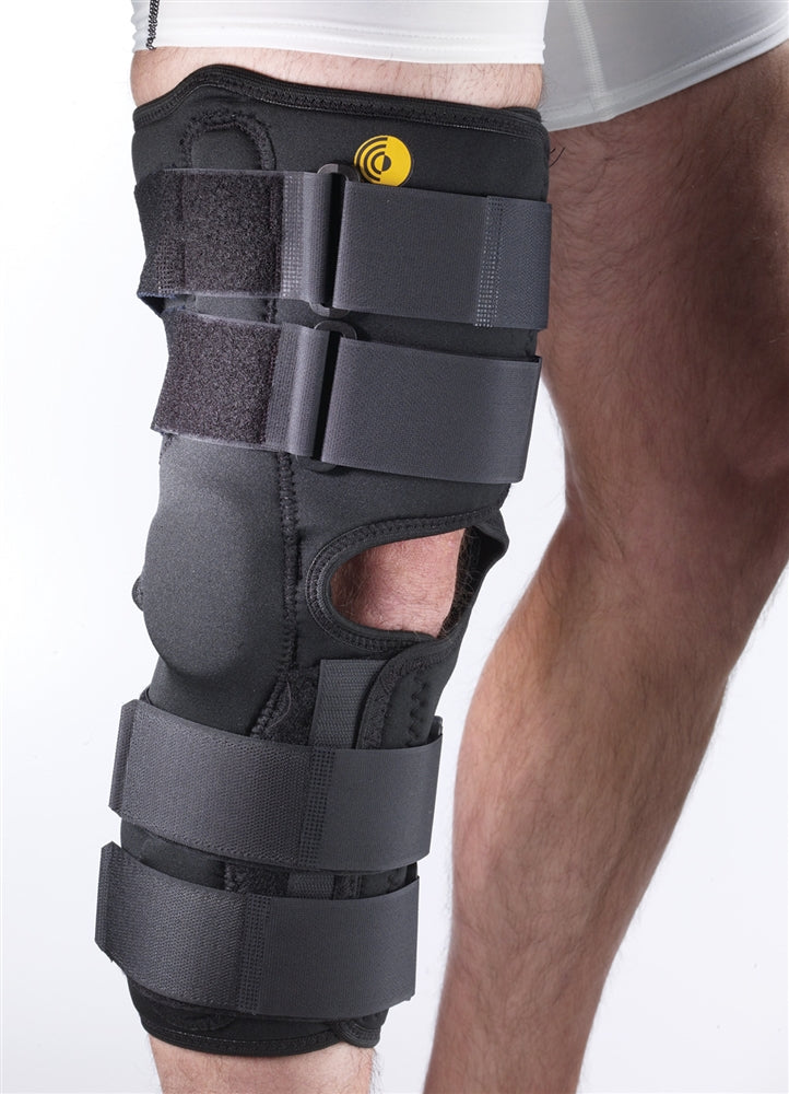 Load image into Gallery viewer, Corflex CoolTex™ Anterior Closure Knee Wrap w/R.O.M. Hinge, OP Pop