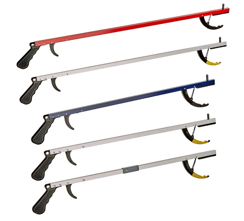 Load image into Gallery viewer, Sammons Preston Reacher, Blue, 26 Inch, Grabber, Reaching /Dressing Tool# 920561