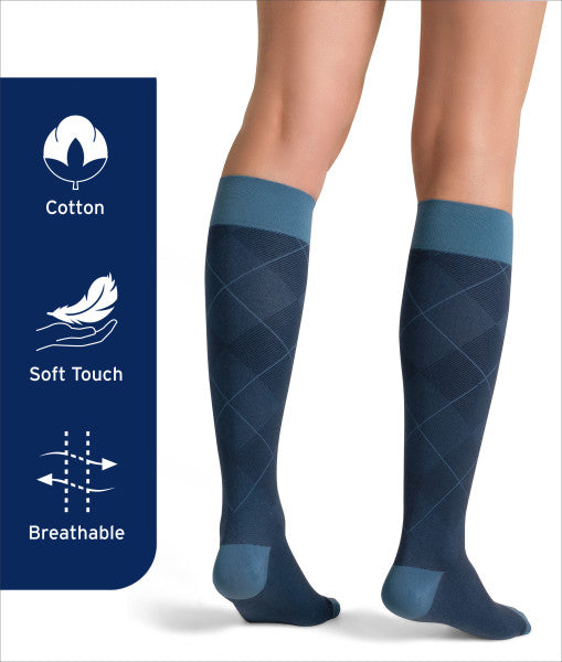 Load image into Gallery viewer, JOBST Style Soft Fit Compression Socks 15-20 mmHg, Knee High, Closed Toe