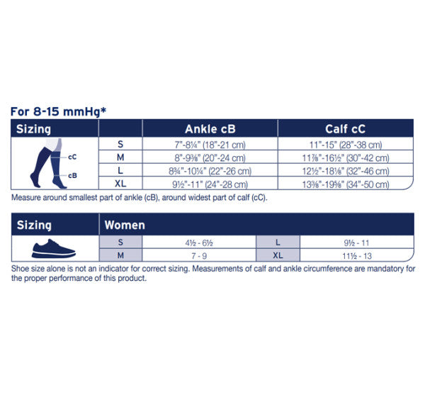 Load image into Gallery viewer, JOBST ACTIVA SoSoft 8-15 mmHg Compression Socks Knee High, Closed Toe, Ribbed
