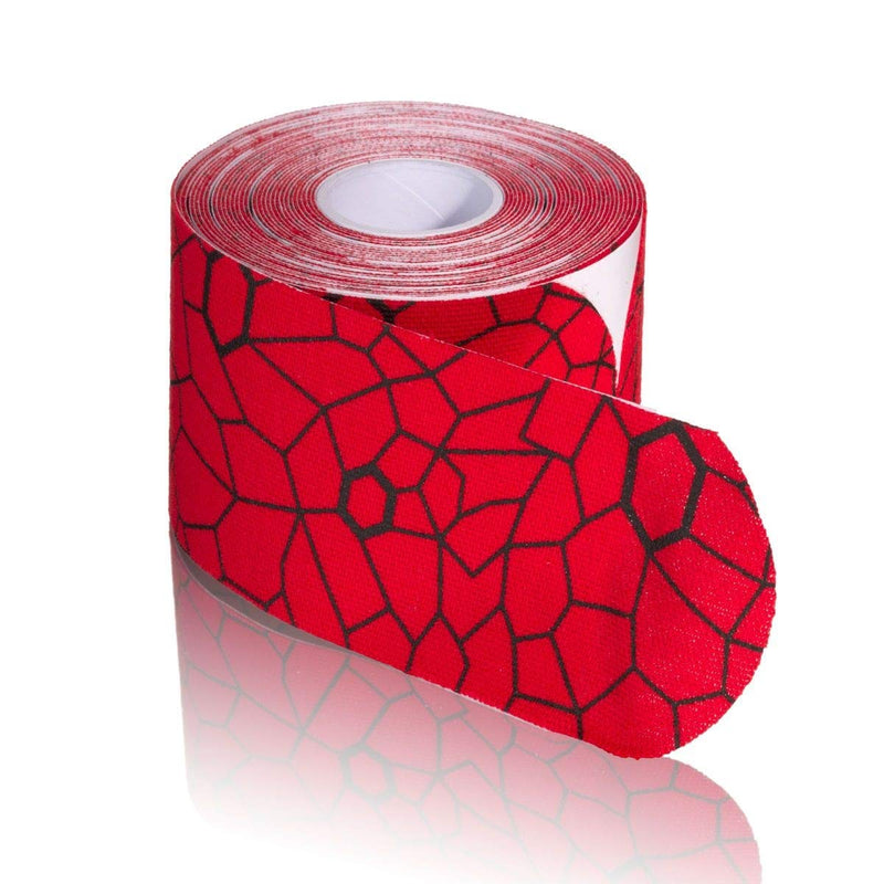 Load image into Gallery viewer, Theraband Kinesiology Tape Precut Roll with Print, 2 X 10 Inch, 20 Count