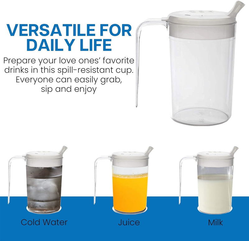 Load image into Gallery viewer, Providence Spillproof Independence 1 Handle Clear Cup