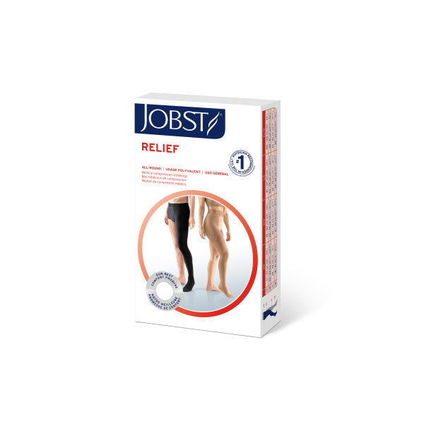 Load image into Gallery viewer, JOBST Relief Compression Stockings 20-30 mmHg Chap Open Toe