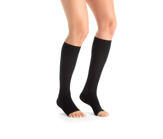 JOBST Maternity Opaque Knee High Compression Stockings, 15-20 mmHg, Open Toe