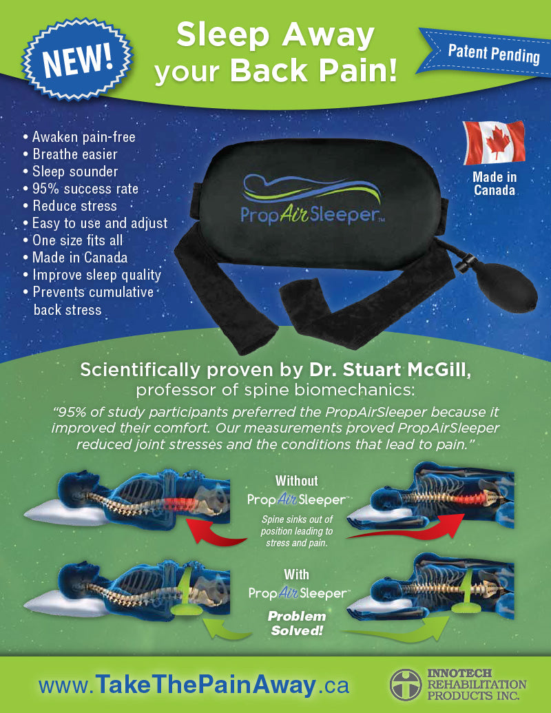 Load image into Gallery viewer, Innotech PropAir Sleeper Back Pillow - Black