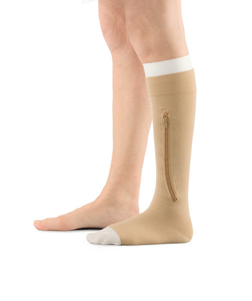 Load image into Gallery viewer, JOBST UlcerCARE 40+ mmHg Open Toe Stocking With Zipper