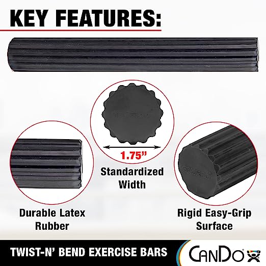 Load image into Gallery viewer, CanDo Twist-N-CanDo® 12" Twist-N-Bend Flexible Hand Exercise Bar Flexible Hand Exercise Bar