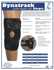 Load image into Gallery viewer, Med Spec Dynatrack Patella Stabilizer with Metal Hinges, Coolflex,