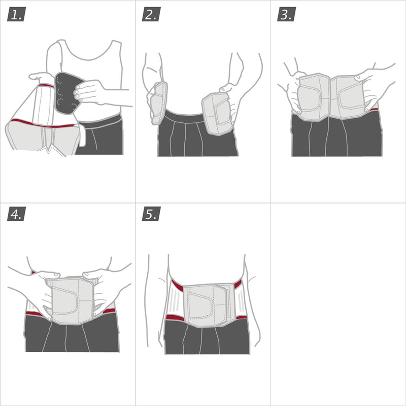 Load image into Gallery viewer, Actimove® LumbaMotion Back Support with Pressure Pad