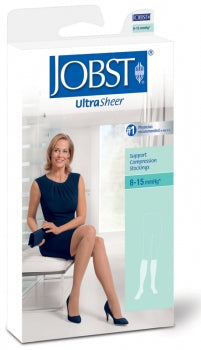 Load image into Gallery viewer, JOBST Women's Ultrasheer Thigh High 8-15mmHg Closed Toe