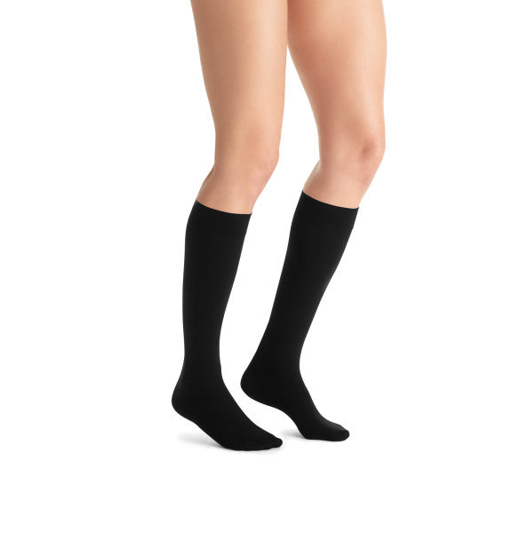 Load image into Gallery viewer, JOBST Women's Opaque Petite Knee High Knee High 30-40 mmHg Closed Toe