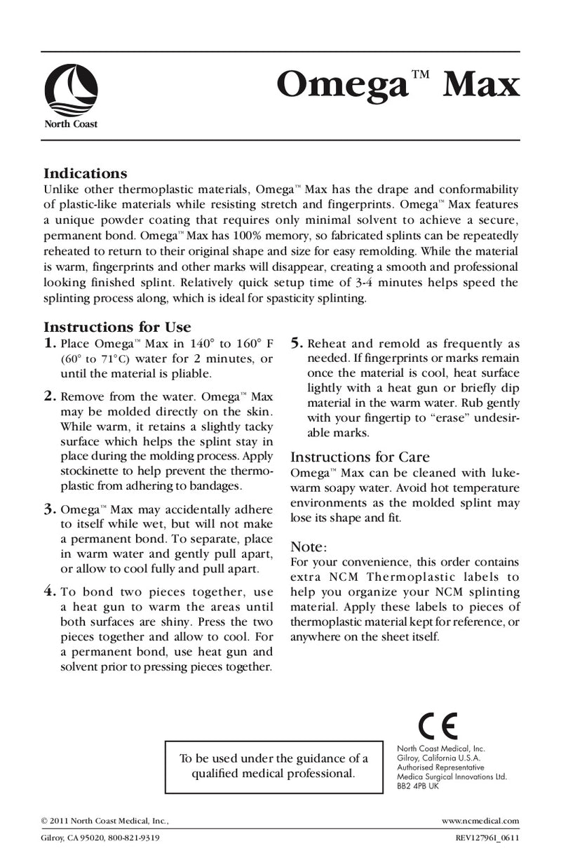 Load image into Gallery viewer, North Coast Medical Omega Max