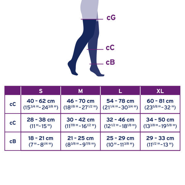 Load image into Gallery viewer, JOBST® Maternity Opaque Thigh High Compression Stockings, 15-20 mmHg, Open Toe