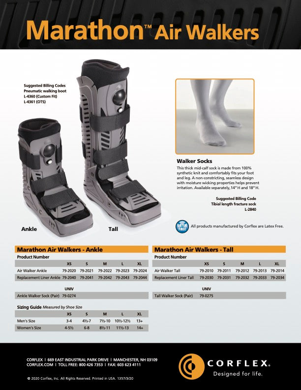 Load image into Gallery viewer, Corflex Marathon Air Walker Boot - Tall