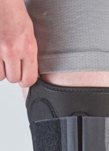 Load image into Gallery viewer, Corflex CoolTex™ AG 13” Anterior Closure Knee Wrap w/Hinge, Open Popliteal