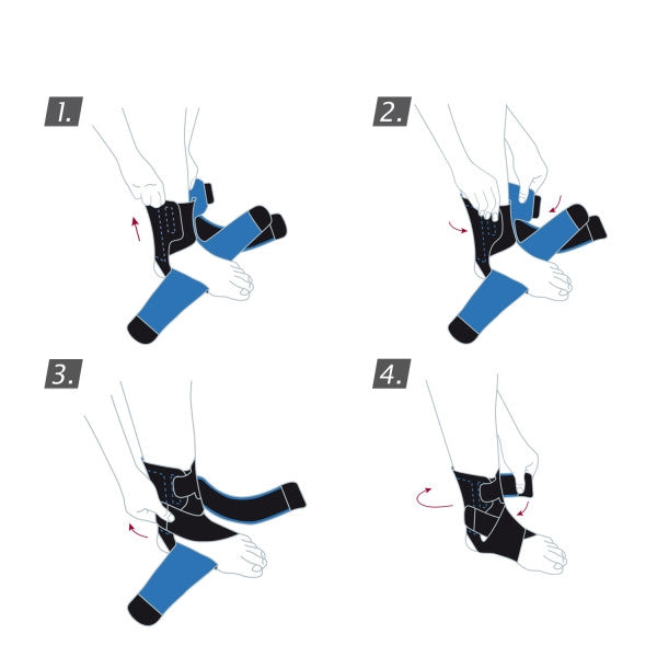 Load image into Gallery viewer, Actimove Ankle Stabilizer Criss-Cross Straps