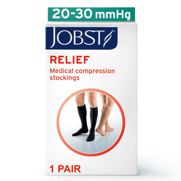 Load image into Gallery viewer, JOBST® Relief® Petite Compression Knee High, 20-30 mmHg Closed Toe