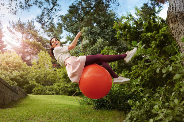 Load image into Gallery viewer, JOBST Women's Opaque Petite Thigh High Dot 20-30 mmHg Open Toe