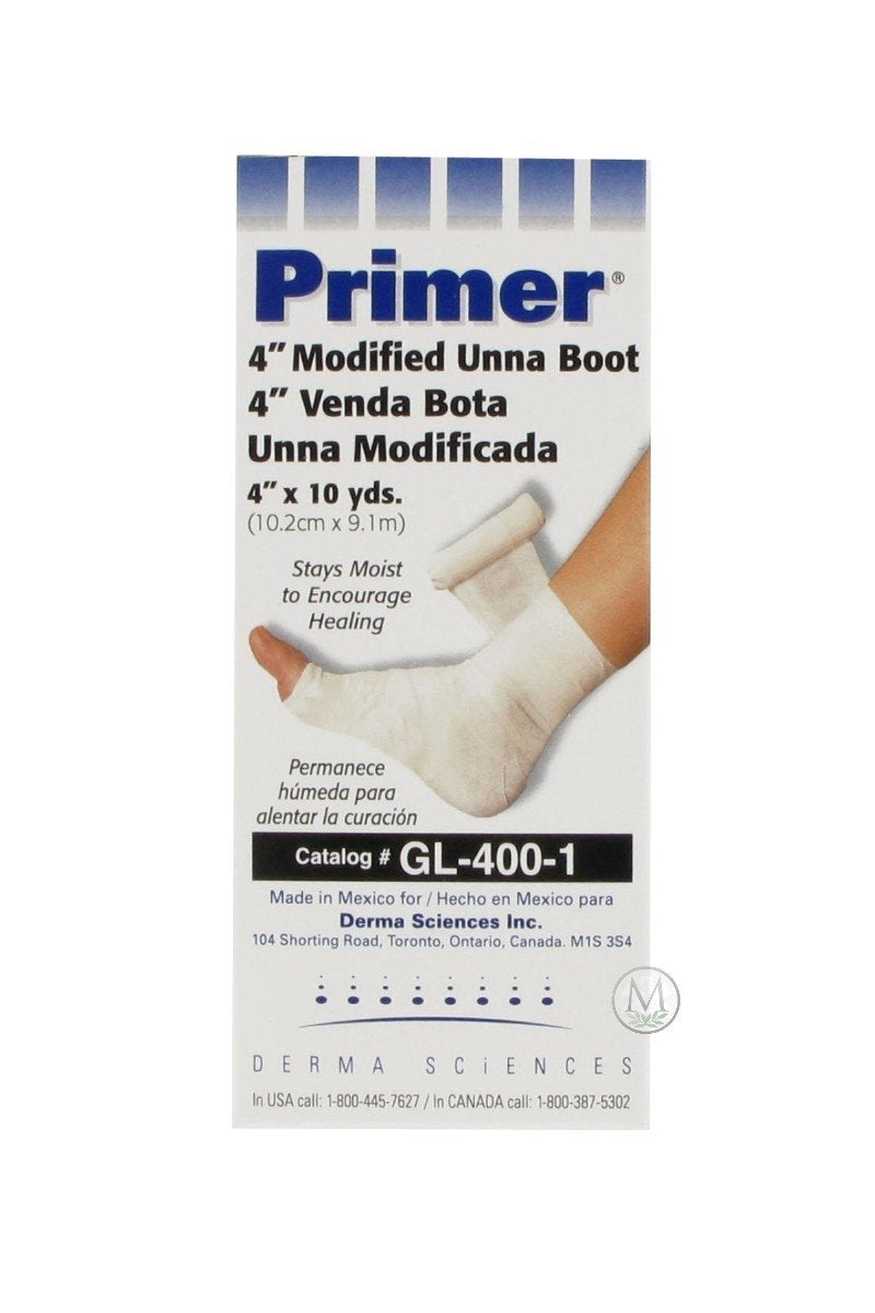 Load image into Gallery viewer, Derma Sciences Primer Modified Unna Boot Compression Bandage - 3" or 4"