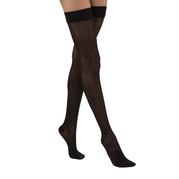 Load image into Gallery viewer, JOBST Women's UltraSheer Thigh High Dot Classic 20-30 mmHg Closed Toe