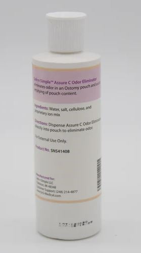 Load image into Gallery viewer, Safe n' Simple Assure C Odor Eliminator Clear Bottle