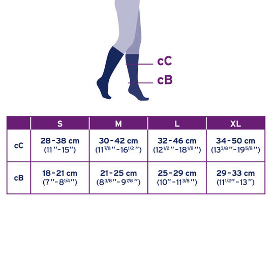 JOBST® Maternity Opaque Knee High Compression Stockings, 15-20 mmHg, Closed Toe