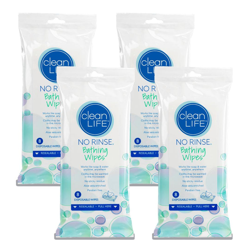 Load image into Gallery viewer, CleanLife No Rinse® Bathing Wipes